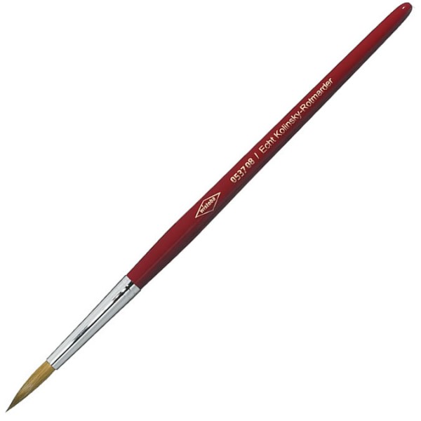 Aquarellpinsel rund mit Kolinsky-Rotmarderhaar